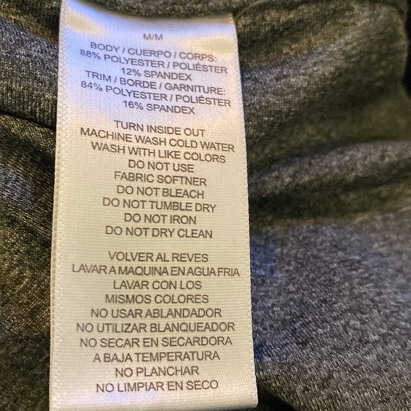 Gottex Studio great yoga pants with pocket and mesh sheer black squares on sides - Picture 12 of 13